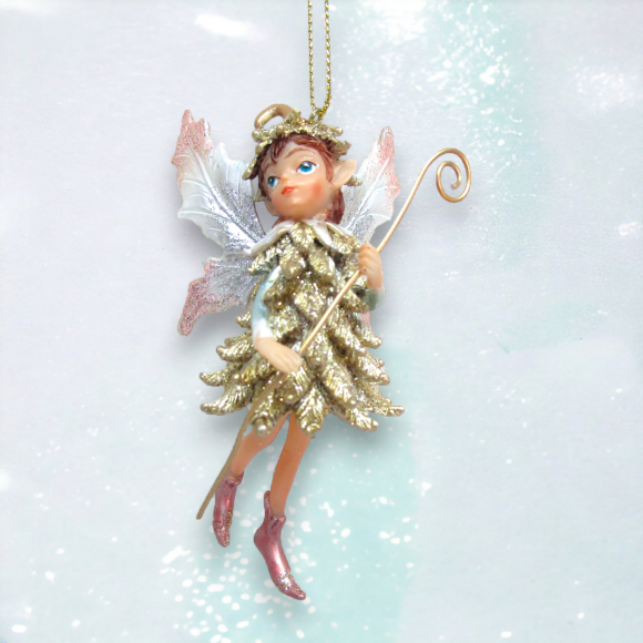 Fantasy Elf Ornaments Set Of 2 Christmas Decor *SHIPS WITHIN 10 DAYS* NEW 2024