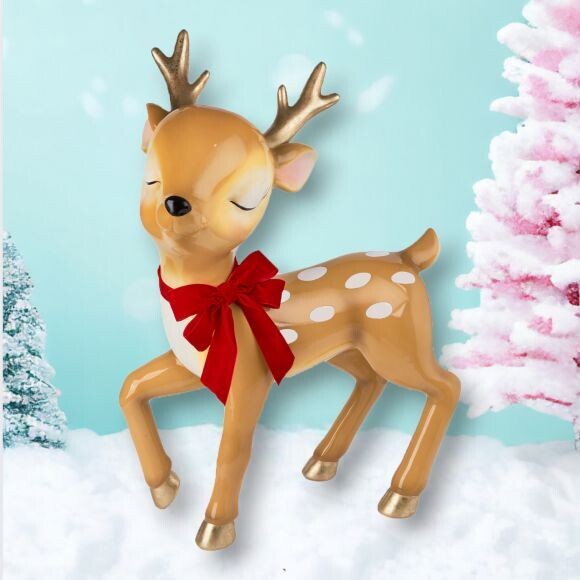 36in Vintage Retro Deer Prancing Christmas Decor *SHIPS WITHIN 10 DAYS* NEW 2024