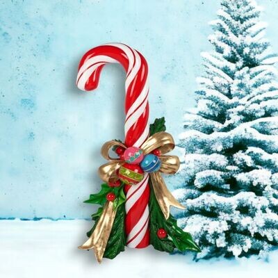 54in Vintage Candy Cane Right Christmas Decor *SHIPS WITHIN 10 DAYS* NEW 2024