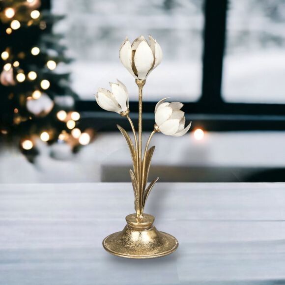 Magnolia Candleholder Christmas Decor *SHIPS WITHIN 10 DAYS* NEW 2024