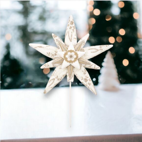 25in Winter Lace Snowflake Christmas Decor *SHIPS WITHIN 10 DAYS* NEW 2024