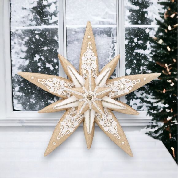 19in Winter Lace Snowflake Christmas Decor *SHIPS WITHIN 10 DAYS* NEW 2024