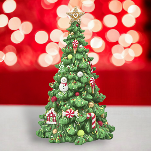 16&quot; LED Musical Cookie Tree Christmas Decor *SHIPS WITHIN 10 DAYS* NEW 2024