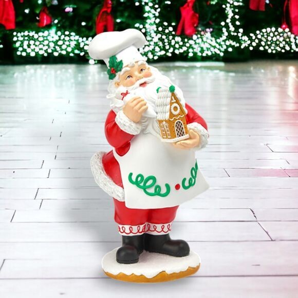 15&quot;Sprinkles Santa with Candy House Christmas Decor *SHIPS WITHIN 10 DAYS* NEW 2024