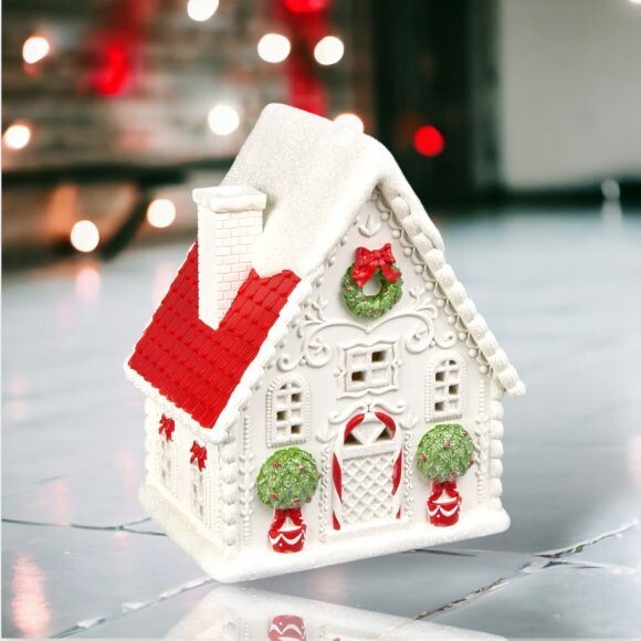 9.5in LED Cottage House Christmas Decor NEW 2024