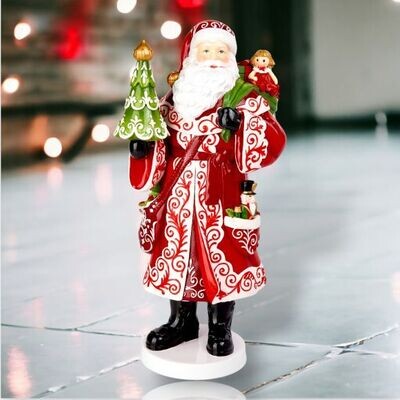 17in City Santa with Tree Decor *SHIPS WITHIN 10 DAYS* NEW 2024