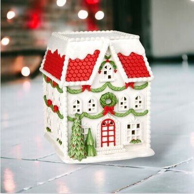 12&quot; LED City House Christmas Decor NEW 2024