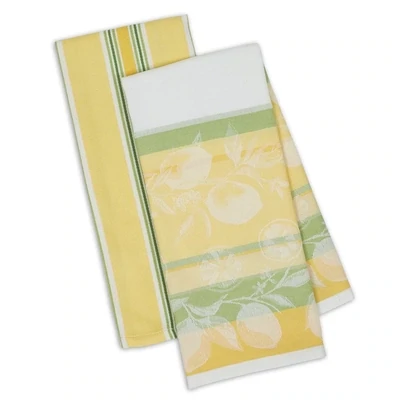 Riviera Lemons Dishtowel Set of 2 Kitchen Accents