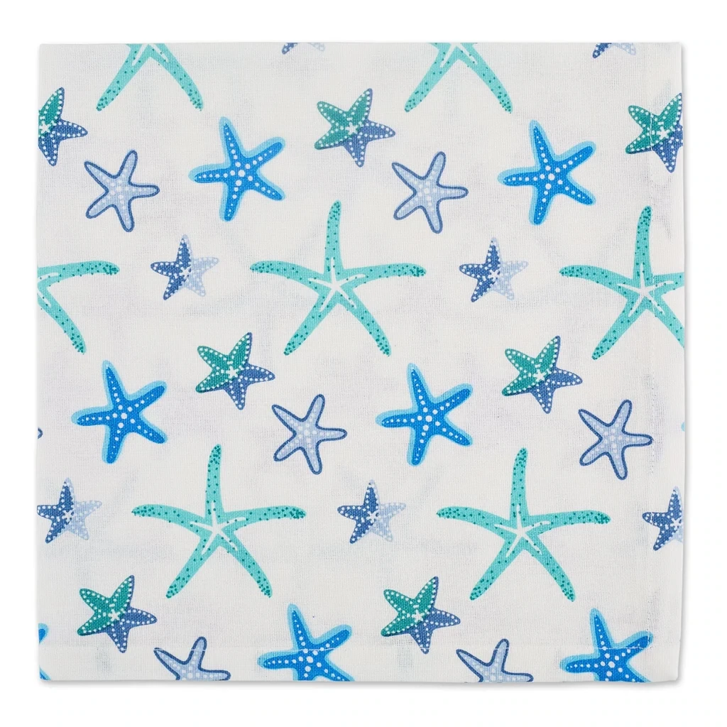 Star Fish Printed Napkin Kitchen Accents