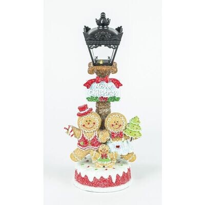 GINGERBREAD LANE LIGHT UP TABLETOP Christmas Decor
