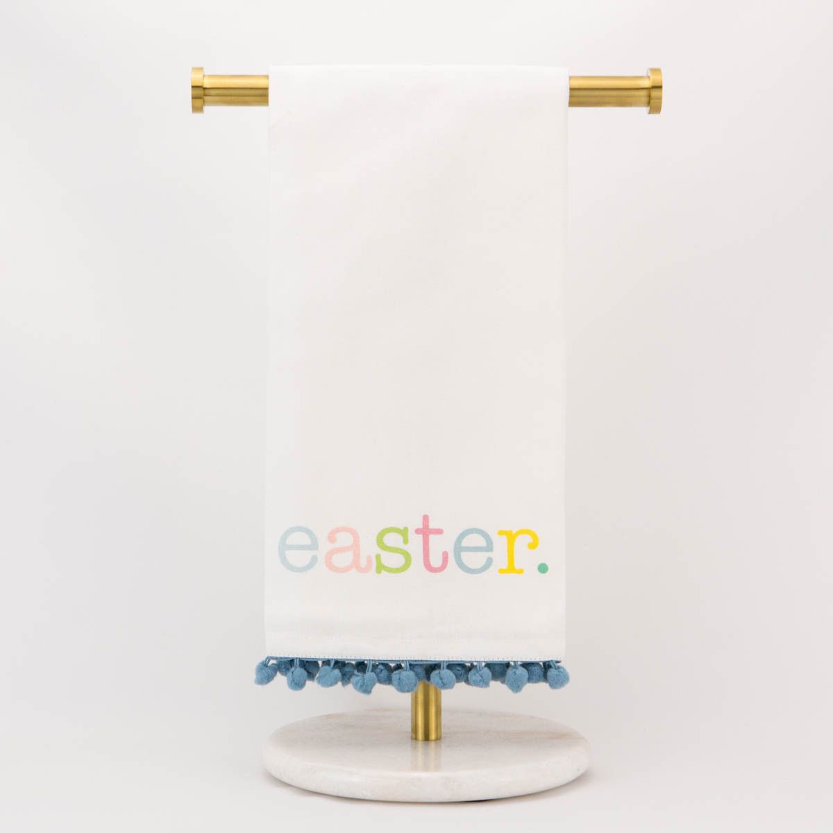 Easter Pom Pom Hand Towel Easter Decor Kitchen Accent