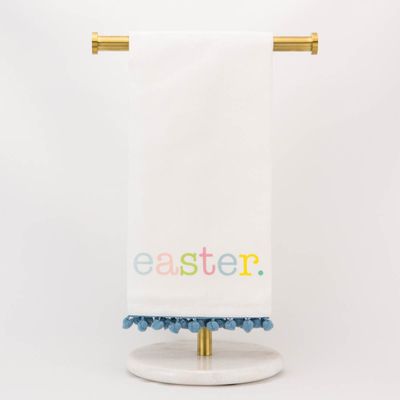 Easter Pom Pom Hand Towel Easter Decor Kitchen Accent