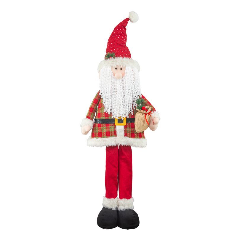 76&quot; Giant Red Plaid Stander Christmas Decor *SHIPS WITHIN 10 DAYS* NEW 2024