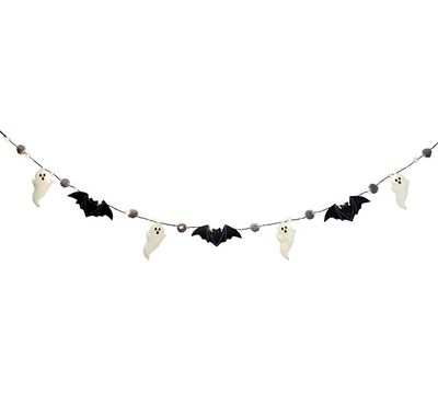 70&quot; LIGHT UP GHOSTS AND BATS GARLAND Halloween Decor  *SHIPS WITHIN 10 DAYS* NEW 2024