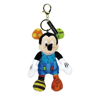 Mickey Mouse Plush Keychain By: Romero Britto NEW 2024