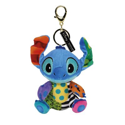 Stitch Plush Keychain By: Romero Britto NEW 2024