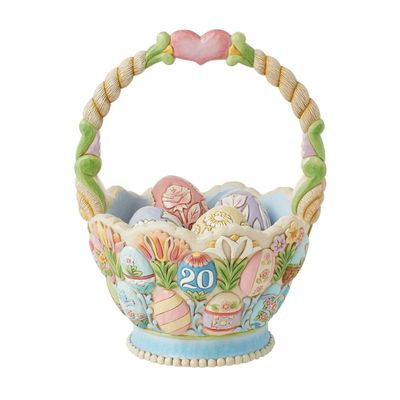 20th Annual Easter Basket By: Jim Shore *SHIPS WITHIN 10 DAYS* NEW 2024