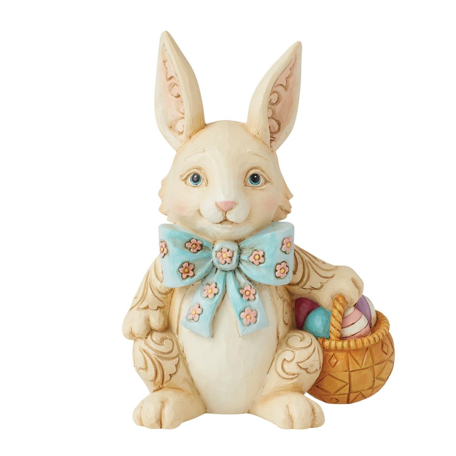 Bunny&#39;s Easter Bounty With Bow Pint By: Jim Shore *SHIPS WITHIN 15 DAYS* NEW 2024