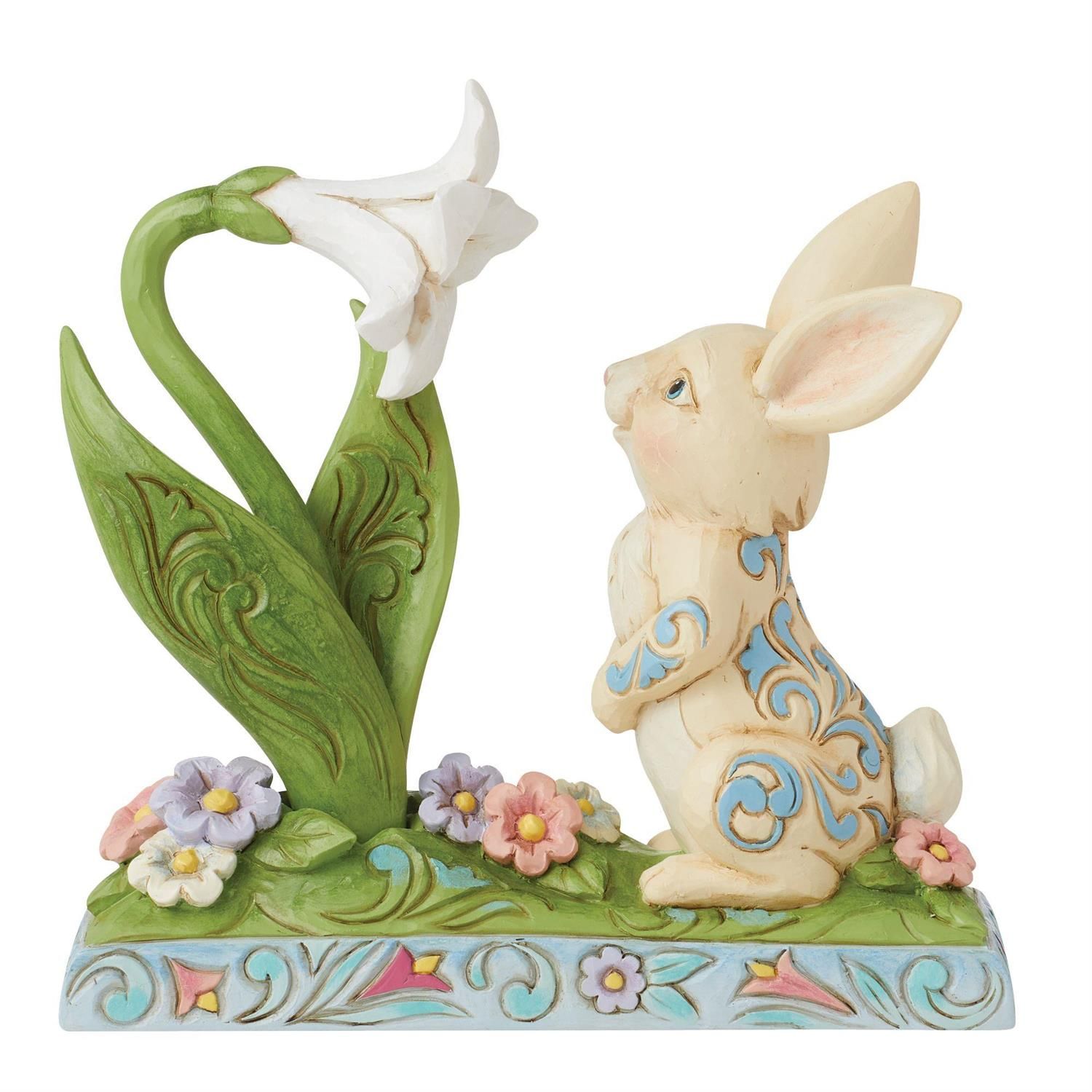Scent Of Spring Bunny and Easter Lily By: Jim Shore *SHIPS WITHIN 15 DAYS* NEW 2024