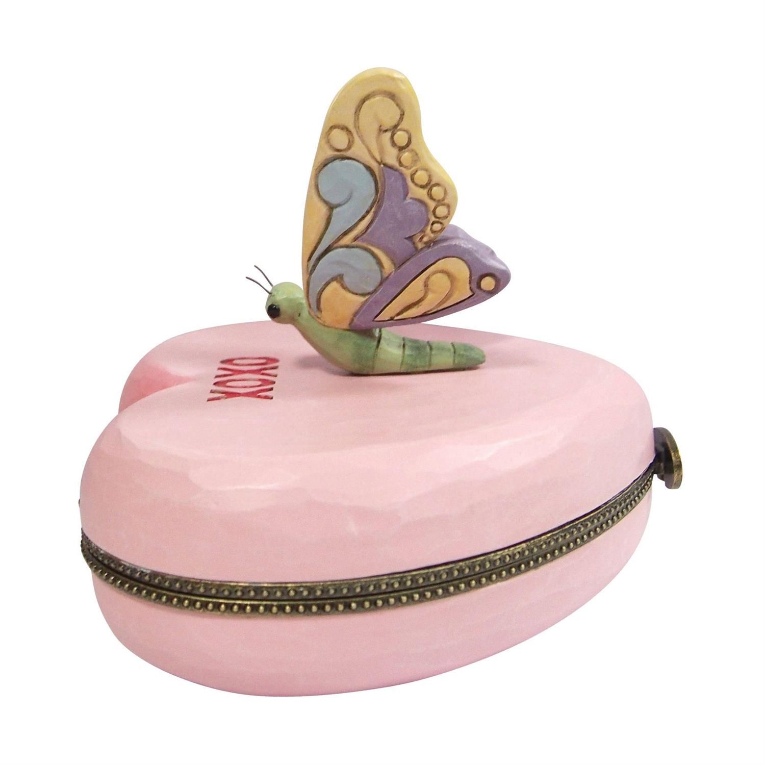 Fluttering Treasures Trinket Box By: Sweethearts Jim Shore *SHIPS WITHIN 15 DAYS* NEW 2024