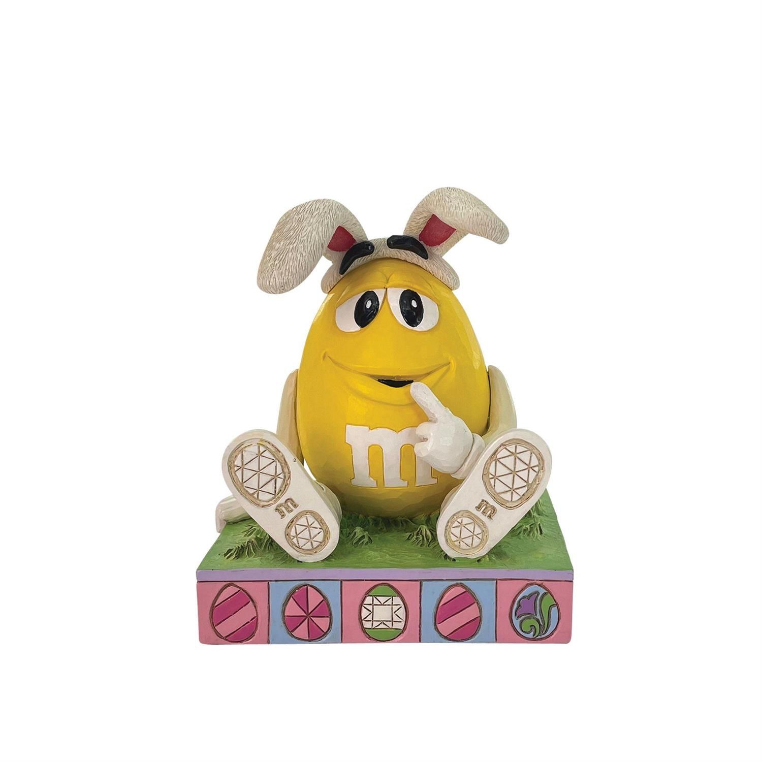 I&#39;m All Ears M&amp;M&#39;S Yellow Character With Bunny Ears By: M&amp;M&#39;S Jim Shore *SHIPS WITHIN 15 DAYS* NEW 2024