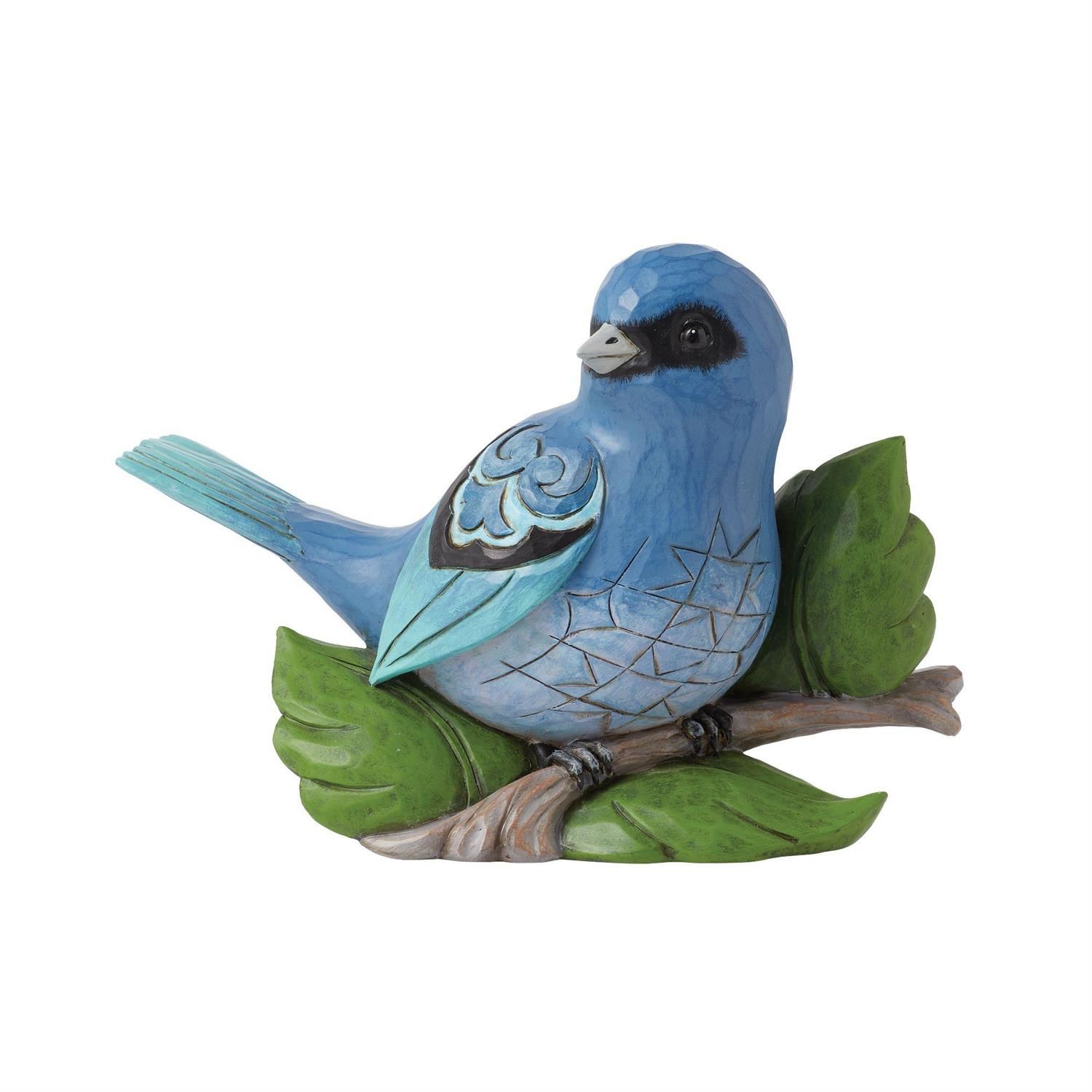 Indigo Melody Bunting Bird By: Jim Shore *SHIPS WITHIN 15 DAYS* NEW 2024