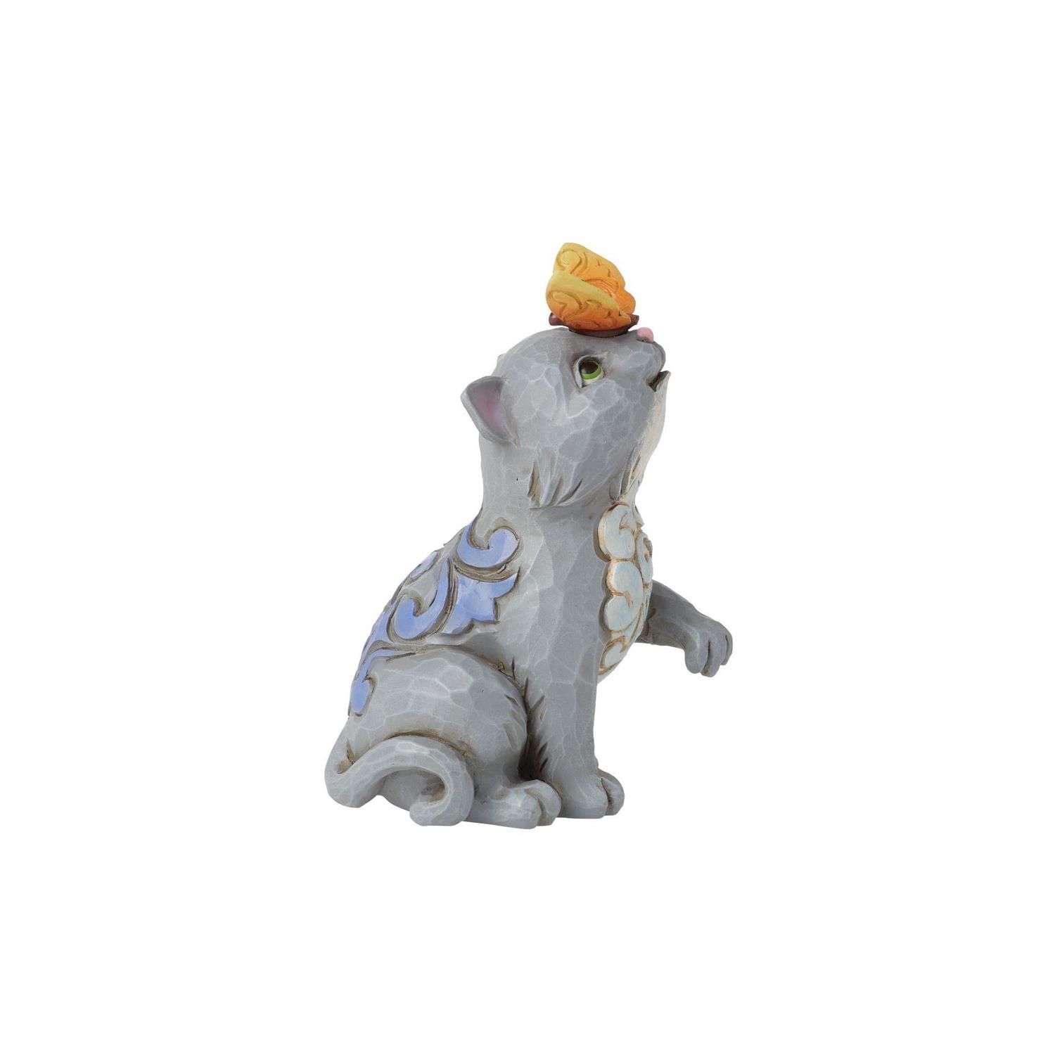 Mini Cat With Butterfly On Nose By: Jim Shore  NEW 2024