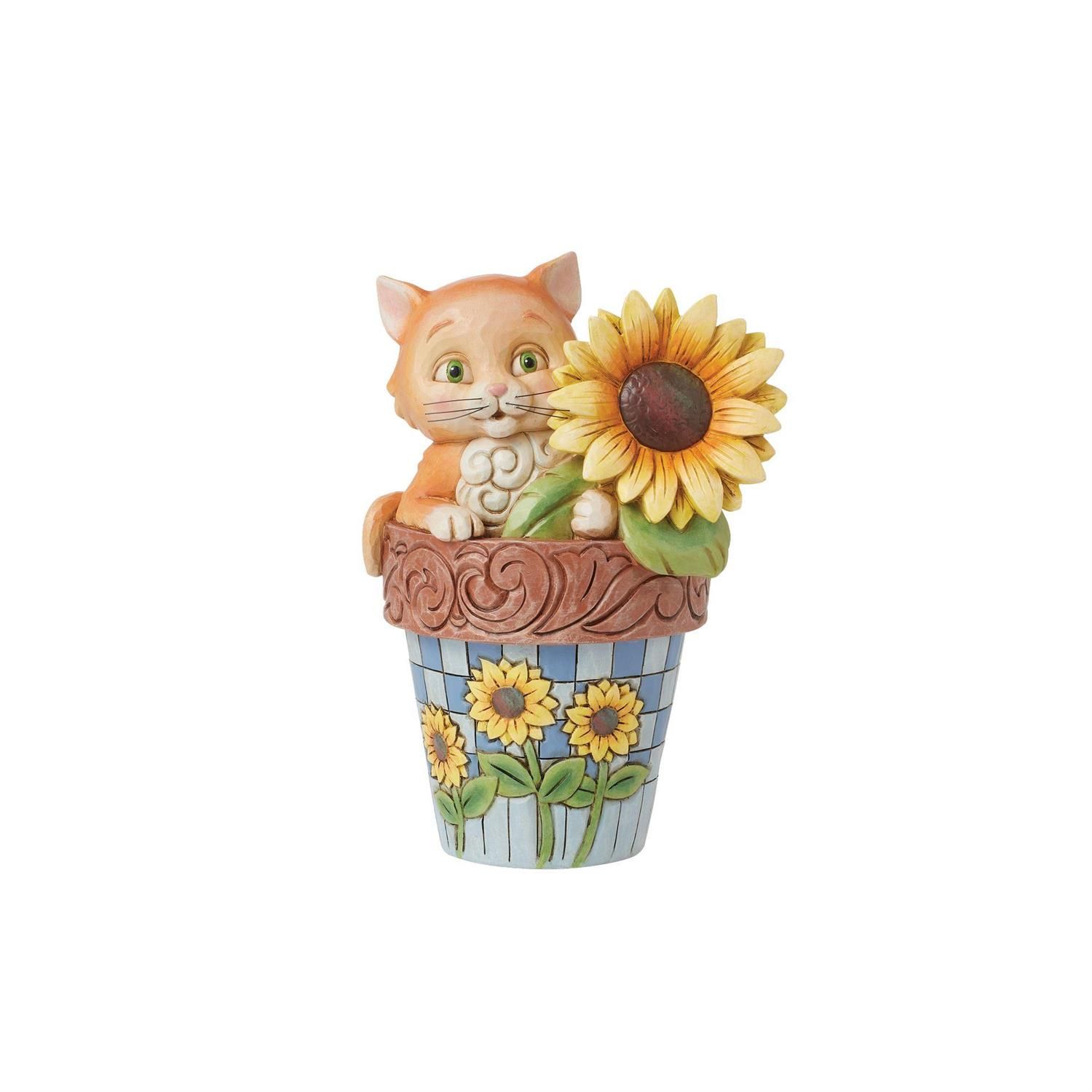 Paws &#39;N Petals Cat In Flowerpot By: Heartwood Jim Shore NEW 2024
