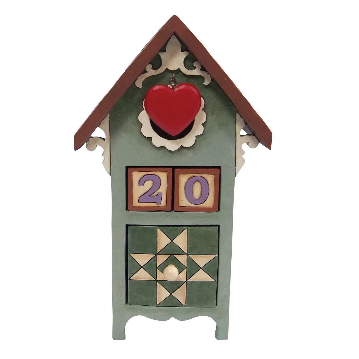 A Year Unfolds Birdhouse Perpetual Calendar By: Jim Shore NEW 2024