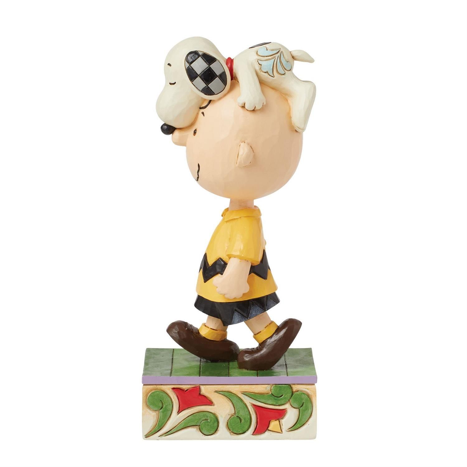 Head Honcho Snoopy on Charlie Brown&#39;s Head By: Peanuts Jim Shore  NEW 2025