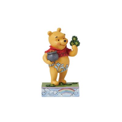 Lucky Ol&#39; Bear Winnie The Pooh Clover By: Disney Jim Shore NEW 2024