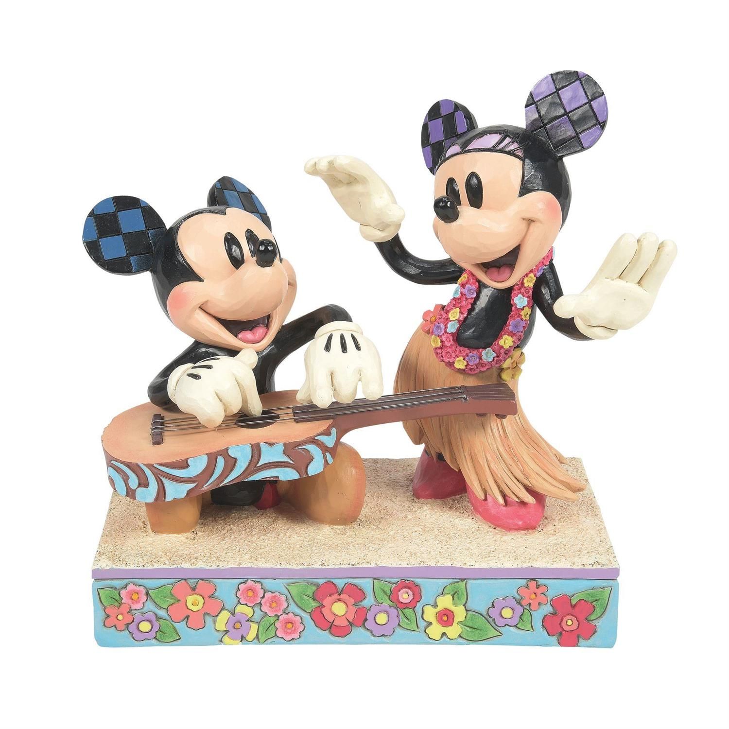 Hawaiian Holiday Mickey and Minnie By: Disney Jim Shore NEW 2024