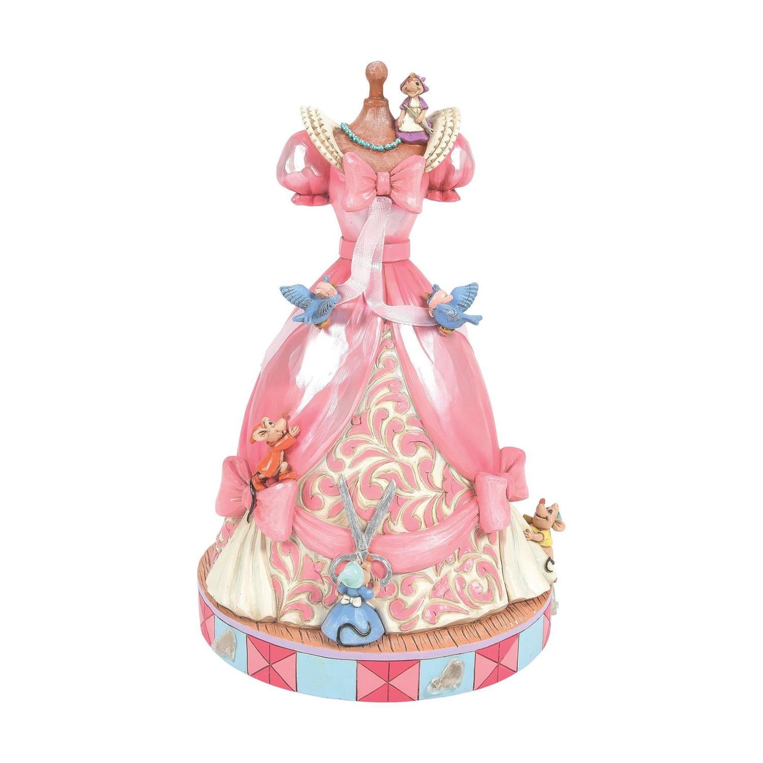 PRE-ORDER A Dress For Cinderelly 75th Anniversary Cinderella Pink Dress Musical By: Disney Jim Shore * SHIPS 8/2025*  NEW 2025