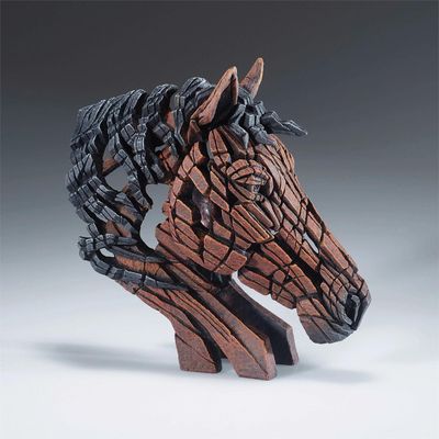 Miniature Horse Bust By: Edge Sculpture *SHIPS WITHIN 15 DAYS* NEW 2024