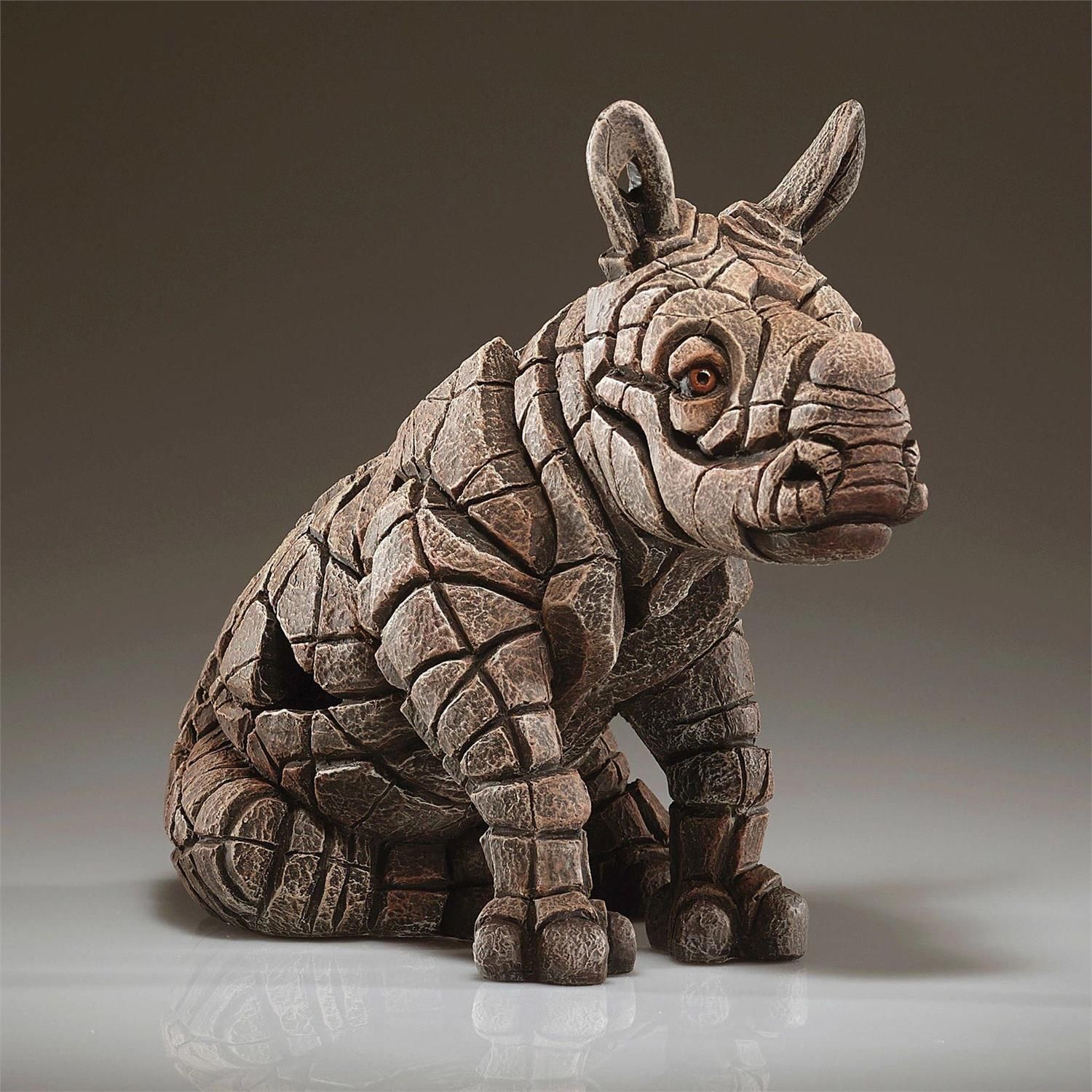 Rhinoceros Calf By: Edge Sculpture *SHIPS WITHIN 15 DAYS* NEW 2024