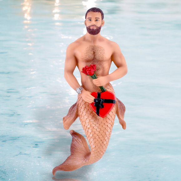 Rosebud Ornament By: Gay Mermen December Diamonds *SHIPS WITHIN 10 DAYS*