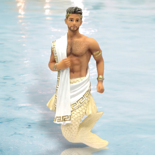 Grecian God Ornament By: Gay Mermen December Diamonds