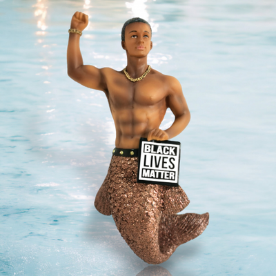 Justice Black Lives Matter Ornament By: Gay Mermen December Diamonds *SHIPS WITHIN 10 DAYS*