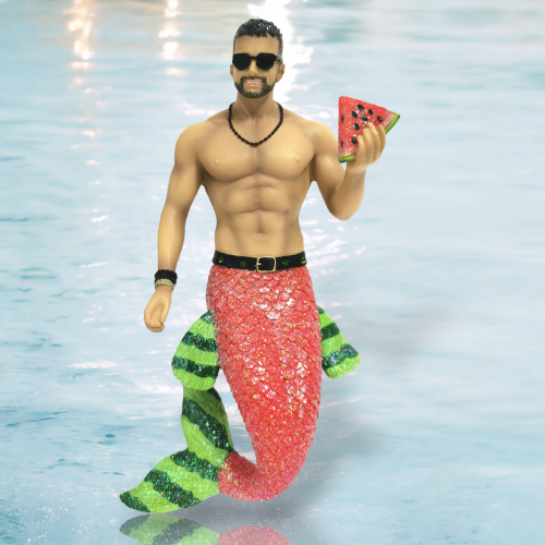 Big Melon Ornament By: Gay Mermen December Diamonds *SHIPS WITHIN 10 DAYS*