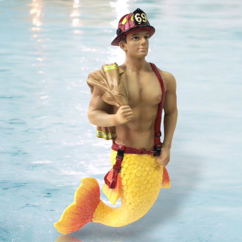Back Draft Ornament By: Gay Mermen December Diamonds *SHIPS WITHIN 10 DAYS*