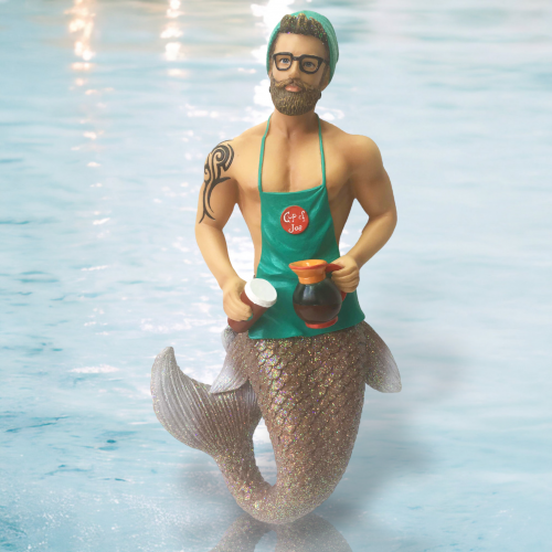 Java Joe Ornament By: Gay Mermen December Diamonds *SHIPS WITHIN 10 DAYS*