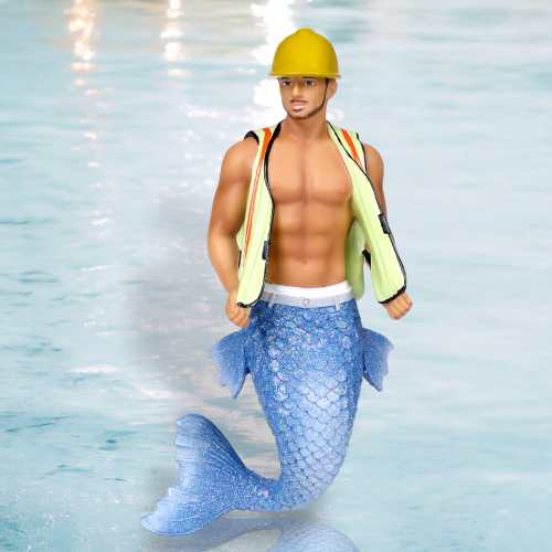 Hard Hat Ornament By: Gay Mermen December Diamonds *SHIPS WITHIN 10 DAYS*