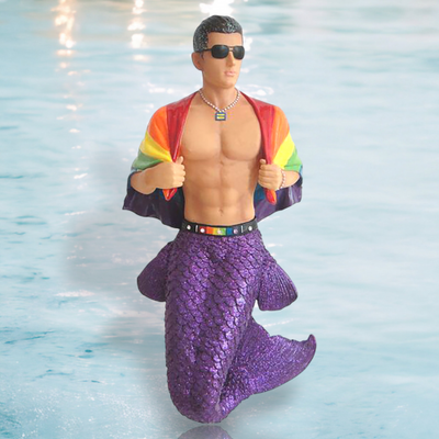Pride Ornament By: Gay Mermen December Diamonds *SHIPS WITHIN 10 DAYS*