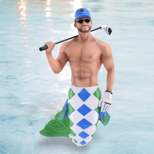 Putt Sinker Ornament By: Gay Mermen December Diamonds *SHIPS WITHIN 10 DAYS* NEW 2024