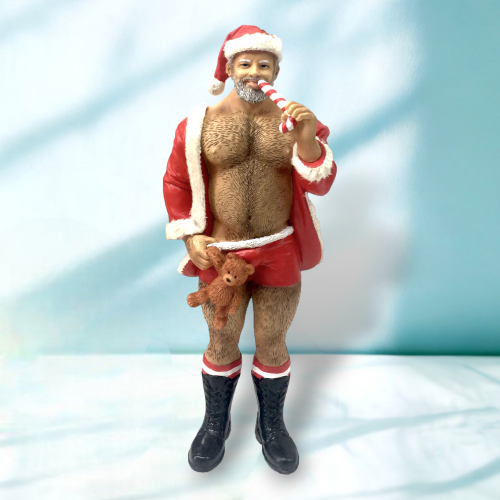 Santa Bear Ornament By: Poke The Bear December Diamonds *SHIPS WITHIN 10 DAYS* NEW 2024
