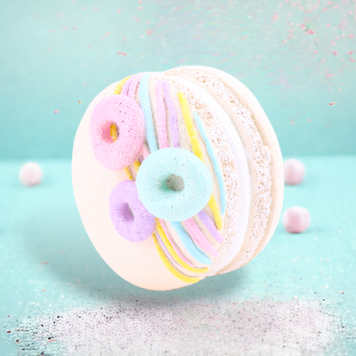 Cream Macaron With Cereal Crumbles Ornament Christmas Decor