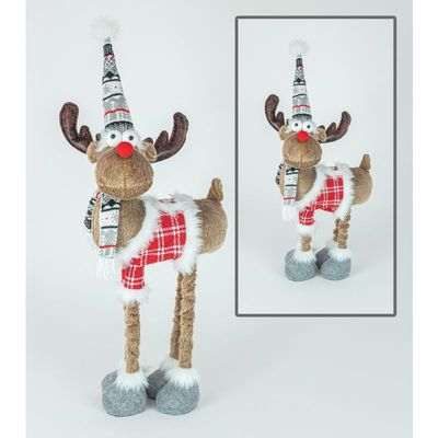 Dapper Moose Stretch Legs Christmas Decor