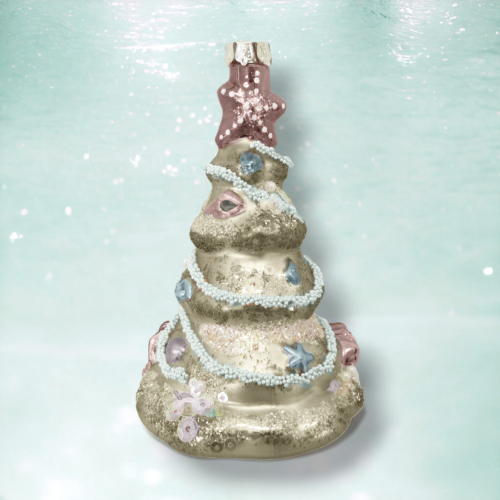 Coastal Sand Tree Ornament Coastal Christmas Decor