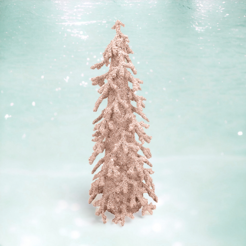 Peach Coral Tree Coastal Christmas Decor *SHIPS WITHIN 10 DAYS*