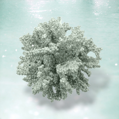 Seafoam Coral Ball Ornament Coastal Christmas Decor *SHIPS WITHIN 10 DAYS*